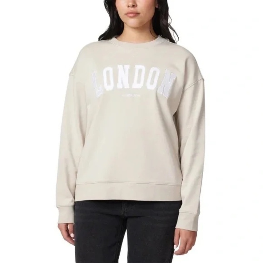 Scotch & Soda London Beige Crewneck Sweatshirt loungewear Pullover Women’s in M